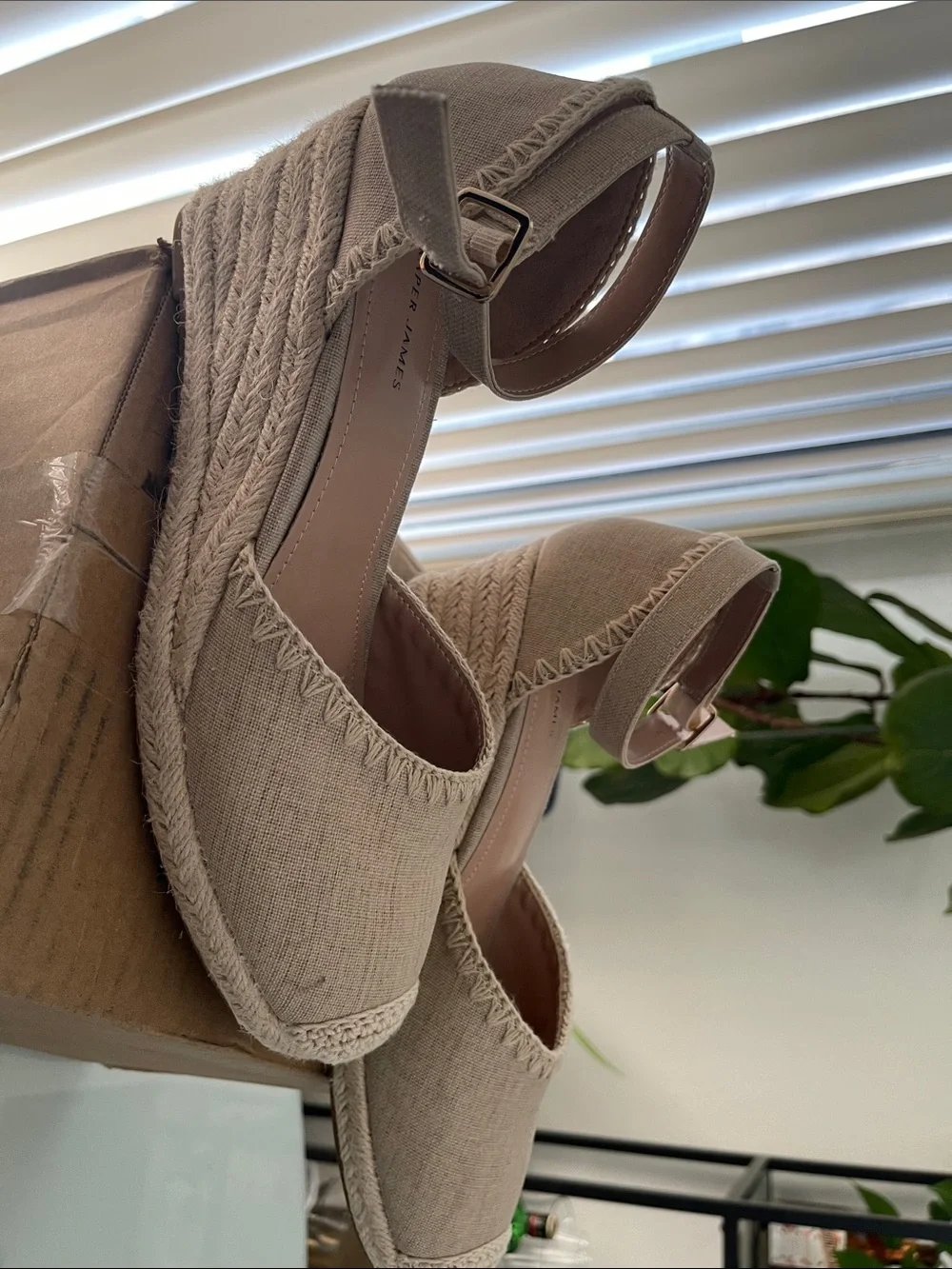 Tan Espadrille Size 10